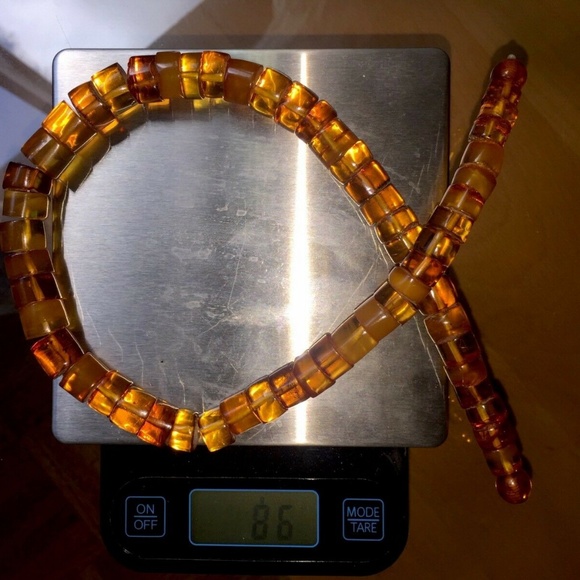 Baltic Amber Necklace XL Graduated 86 Grams - Picture 3 of 6